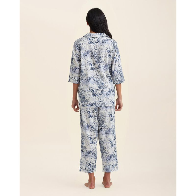 Papinelle Toile De Jouy Crop Pj Set image number 1